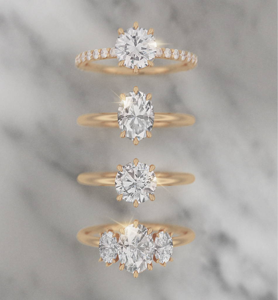 Sustainable outlet diamond rings